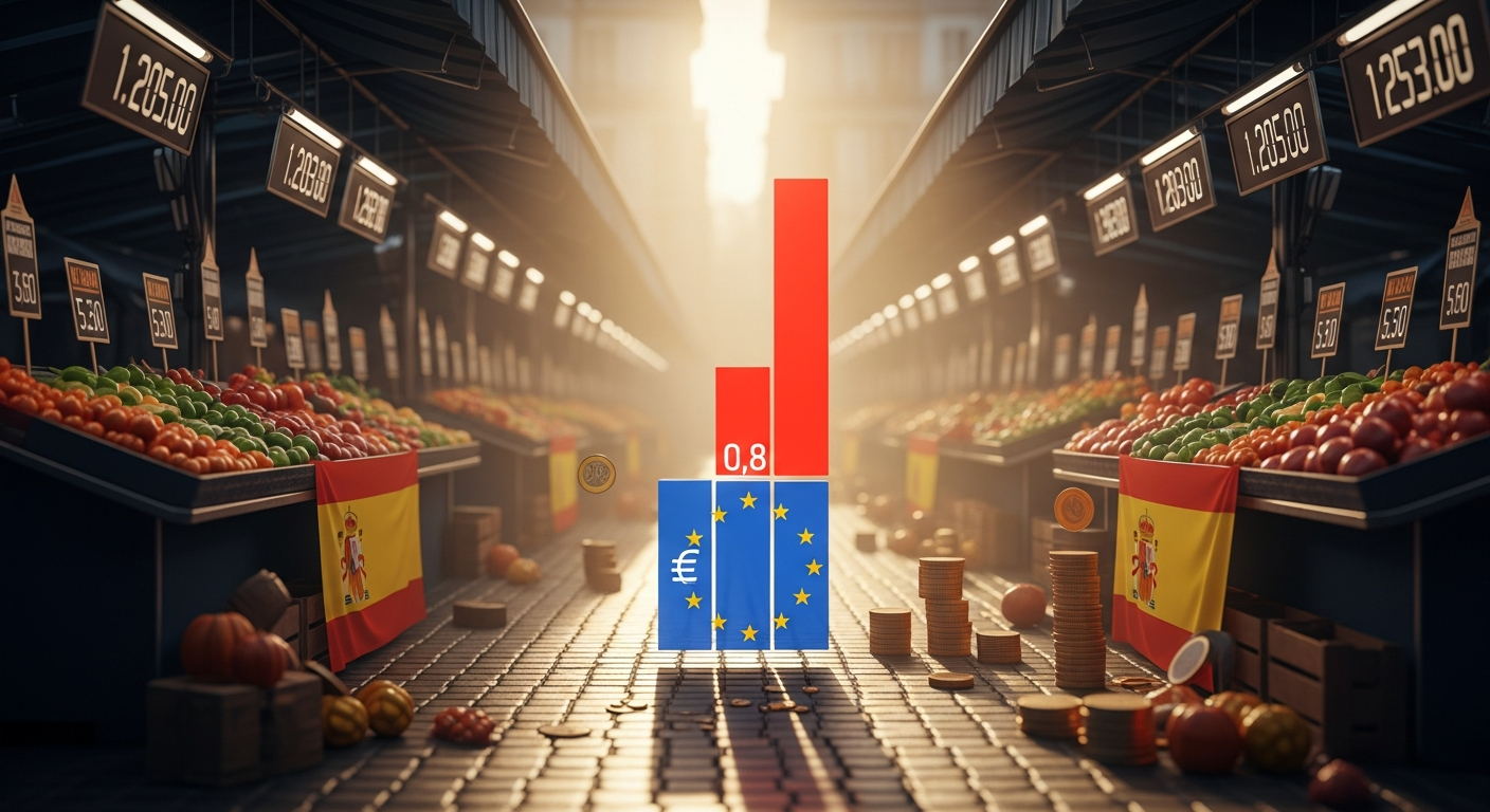 España mantiene los precios disparados: 0,8 décimas más que la media mientras la eurozona se modera
