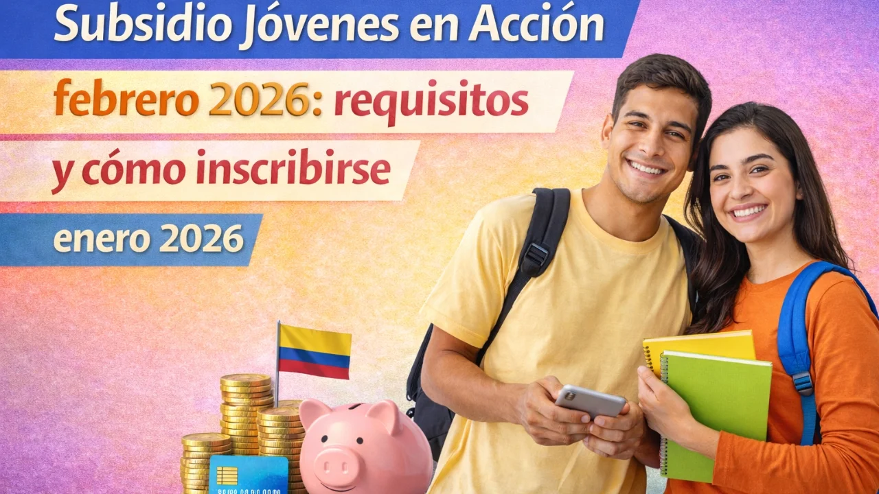 Este cambio del Subsidio Jóvenes en Acción en febrero 2026 puede afectar miles de inscripciones
