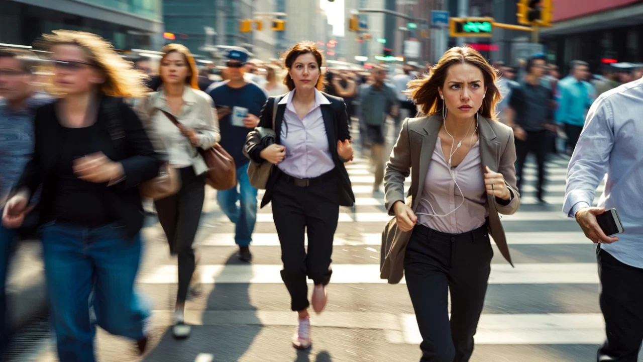 Fast walkers might look healthy, but new research reveals the anxious truth behind their hurried pace