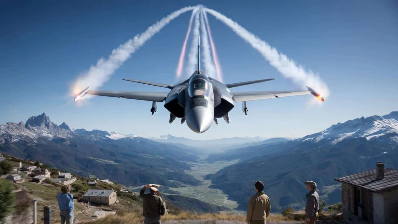 Fighter jet breaks sound barrier over Pyrenees, leaving thousands wondering what just exploded overhead