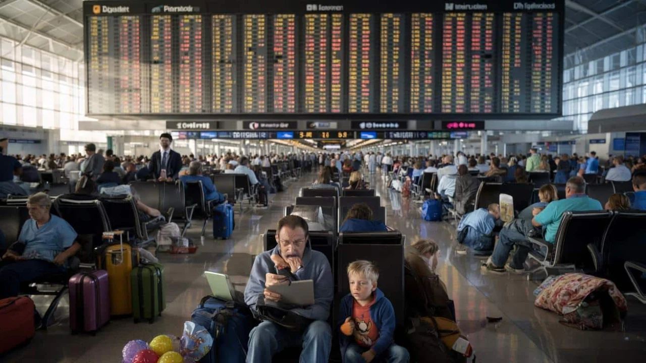 Flight cancellations USA leave thousands stranded as winter storm triggers airline meltdown across 10 cities