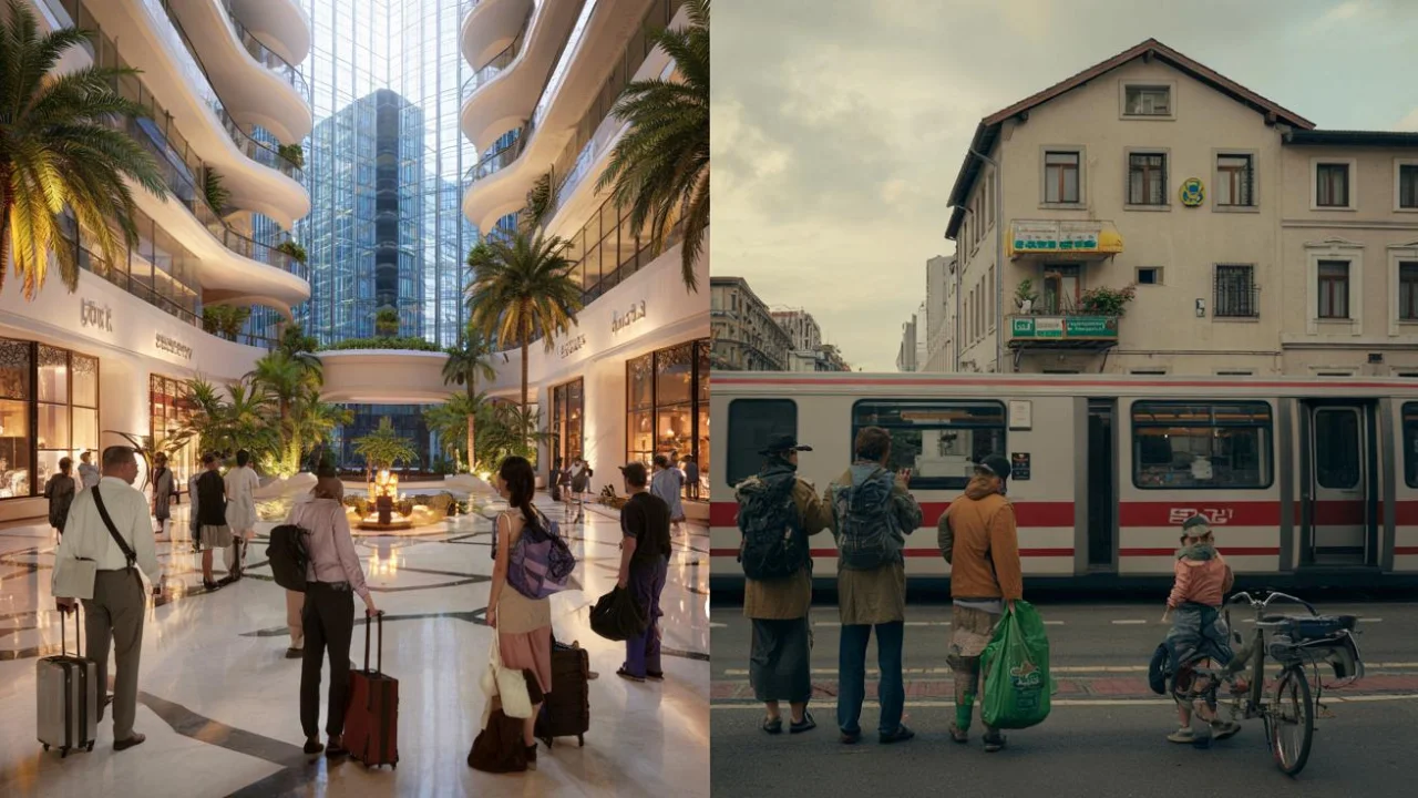 Germany celebrates going without luxury while global consumption soars to record highs