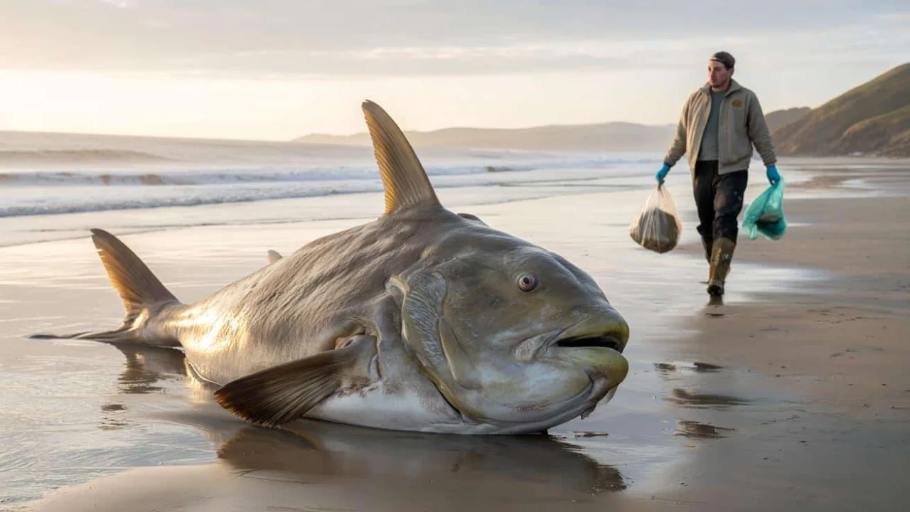 giant-oarfish-discovery-at-california-beach-leaves