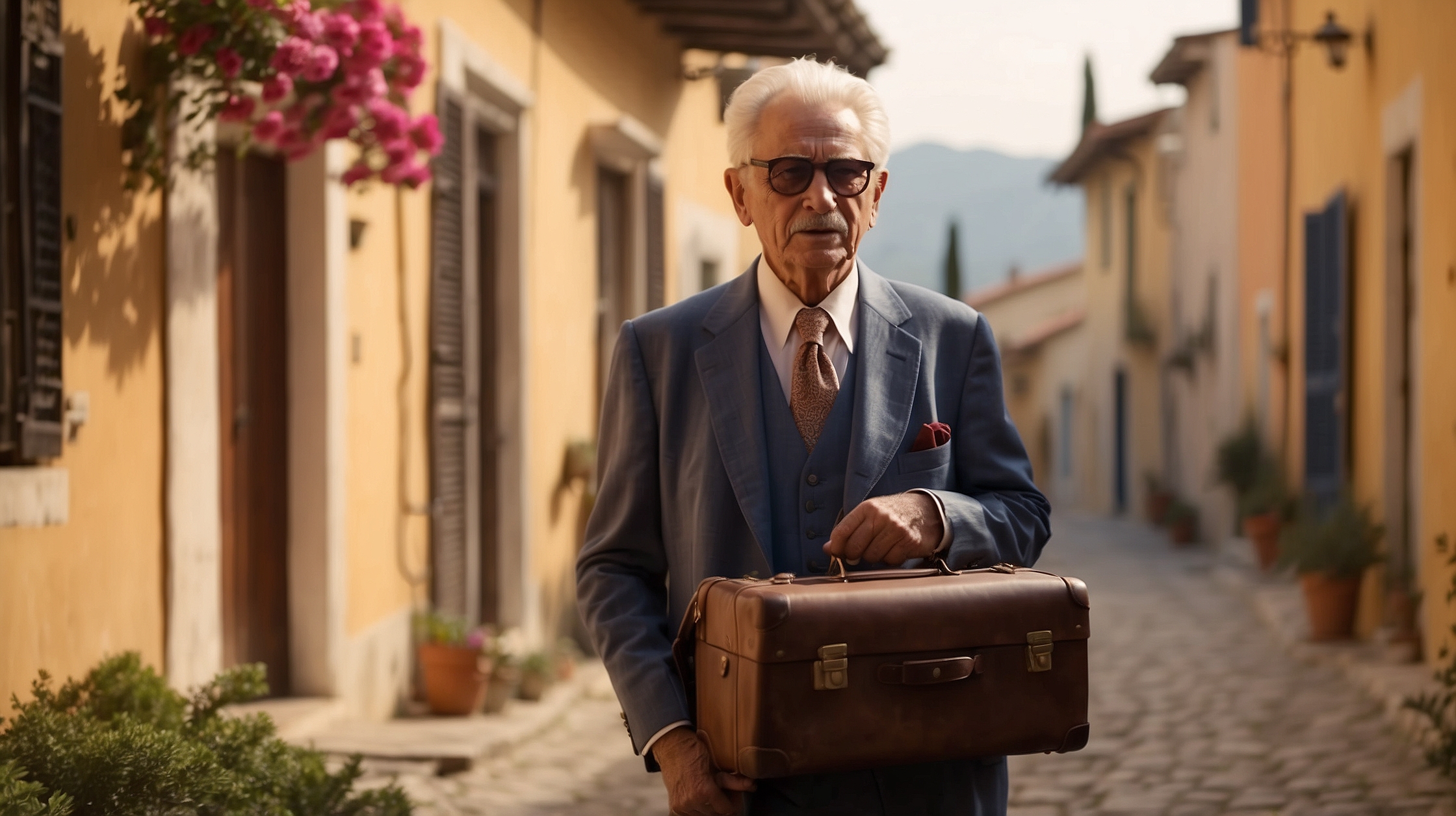 He built a successful U.S. career, now at 80 he lives out of a suitcase in Italy