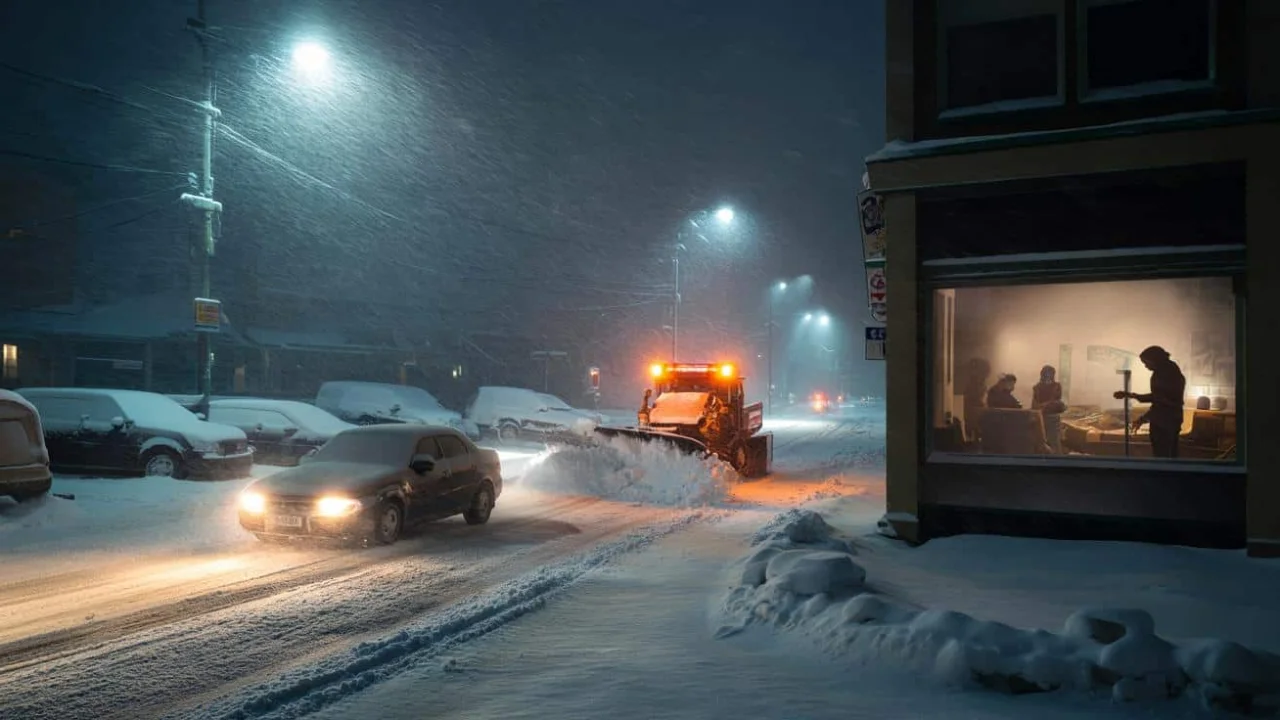 Heavy snow forecast tonight forces officials to issue rare emergency travel warning