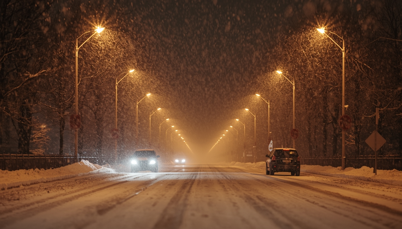 Heavy snow storm intensifies overnight while commuters ignore urgent warnings to stay home