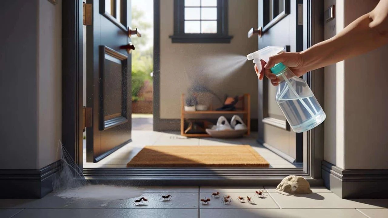 homeowners-are-spraying-vinegar-at-their-front-doo