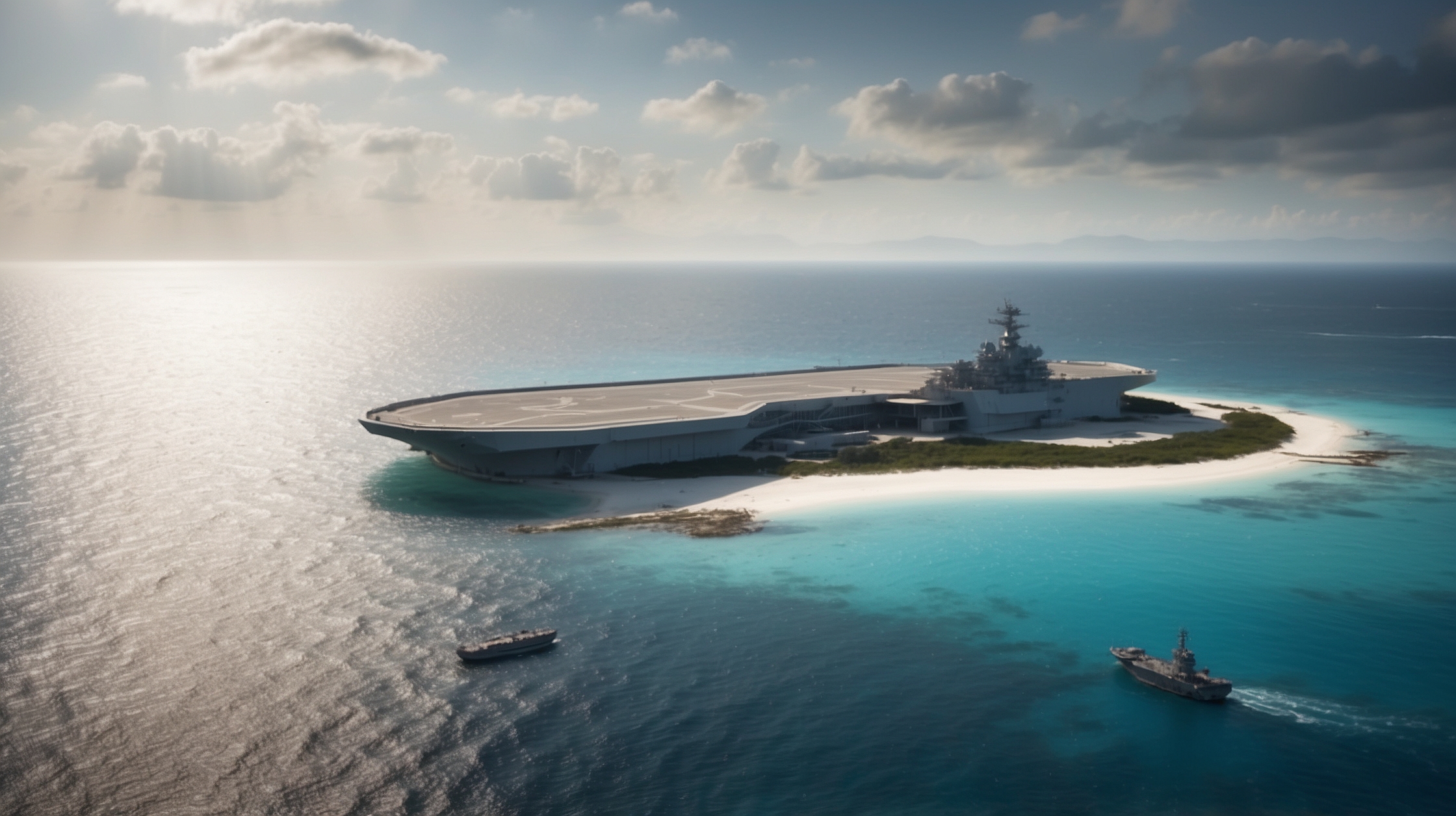 How China used massive concrete landfills to turn reefs into military outposts