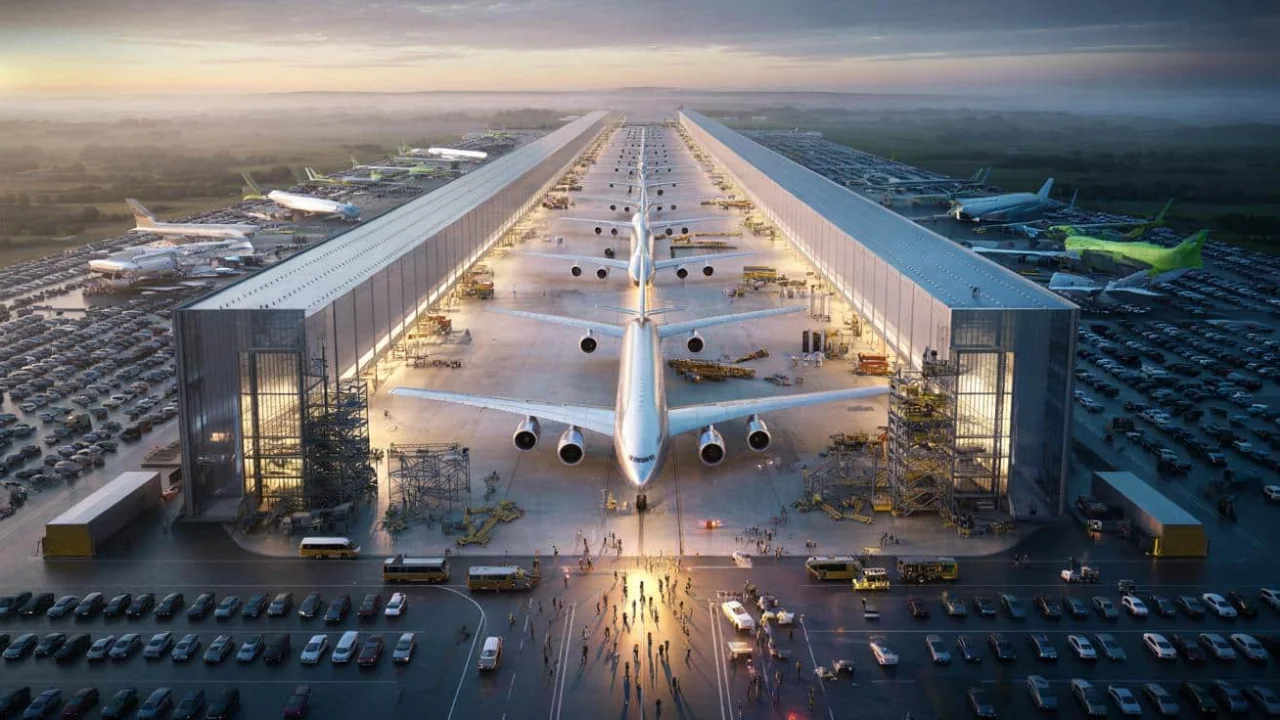 Inside the worlds largest factory where 30,000 workers build jets faster than anyone thought possible