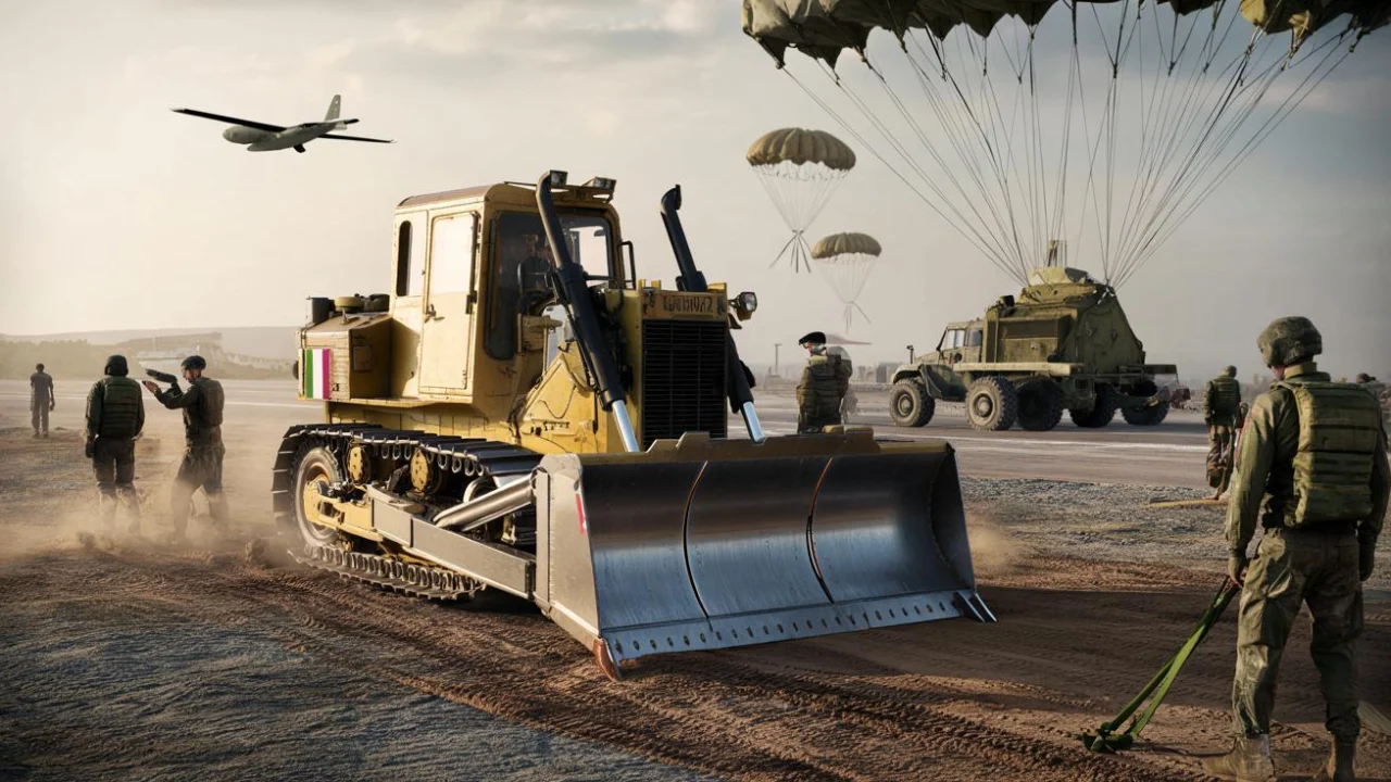 Italy Quietly Orders Five Airdroppable TNA Bulldozers That Can Build Runways From Nothing