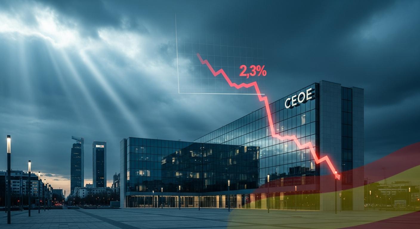 La CEOE alerta: la economía de España se enfría y el crecimiento podría bajar al 2,3% este año