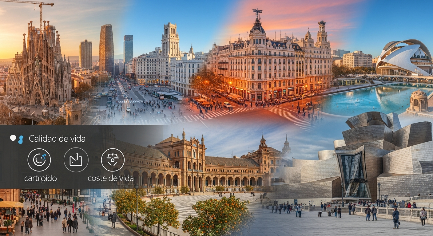 Las mejores ciudades de España para vivir en 2026, según calidad de vida y coste