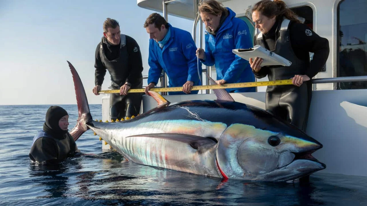 Marine biologists stunned by giant bluefin tuna that breaks every record they thought possible