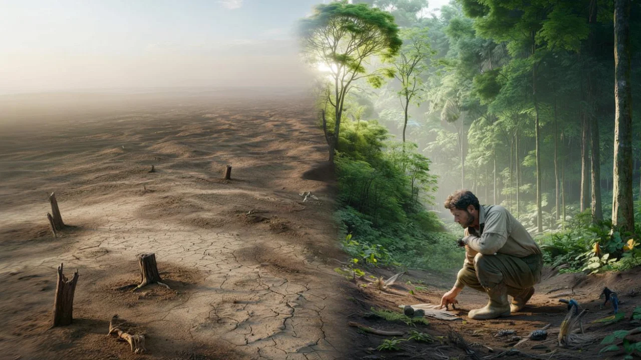 Millions of tons of CO2 vanish yearly as barren land transforms into unexpected carbon-eating powerhouse