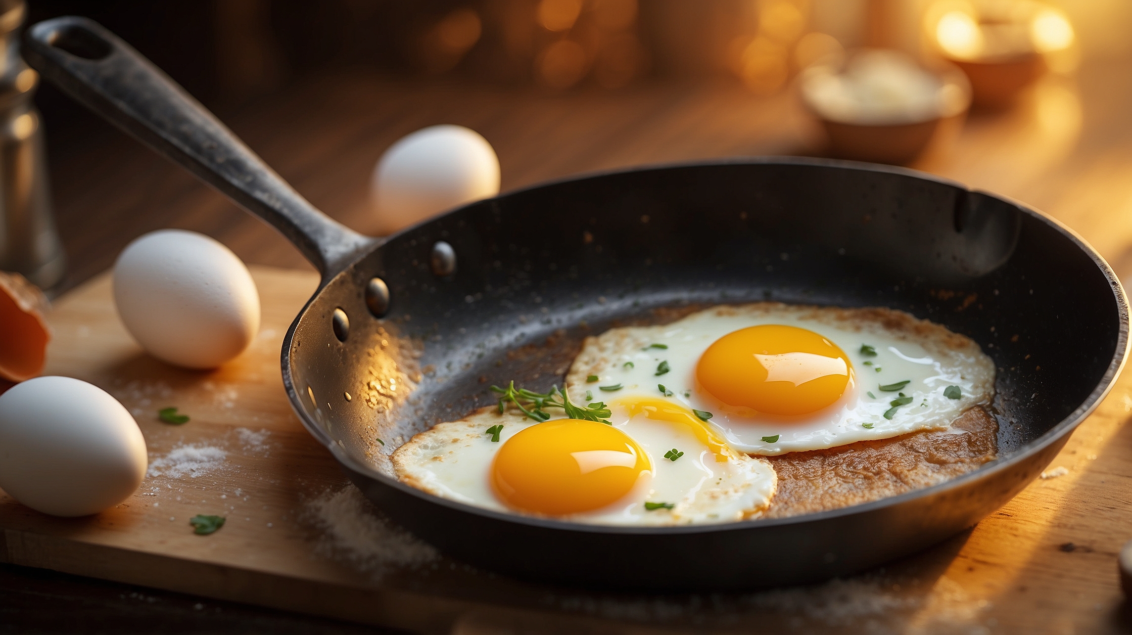 No-butter fried eggs that don’t stick: the simple flour trick to try