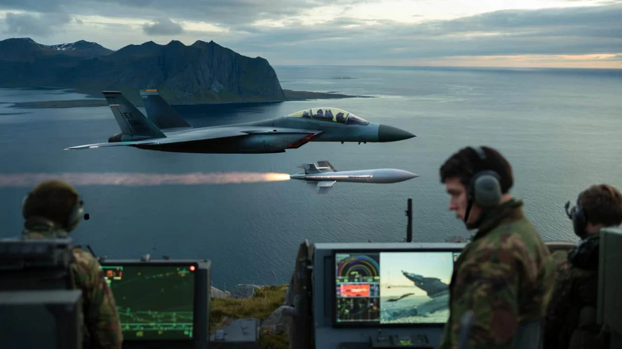 Norwegian officers hijacked an American fighter jet bomb mid-flight during live military exercise