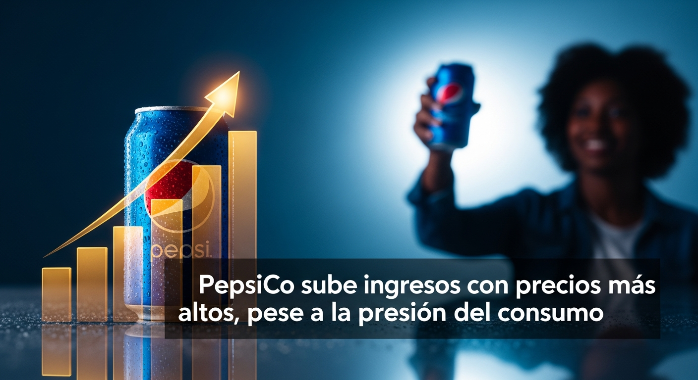 PepsiCo sube ingresos con precios más altos, pese a la presión del consumo
