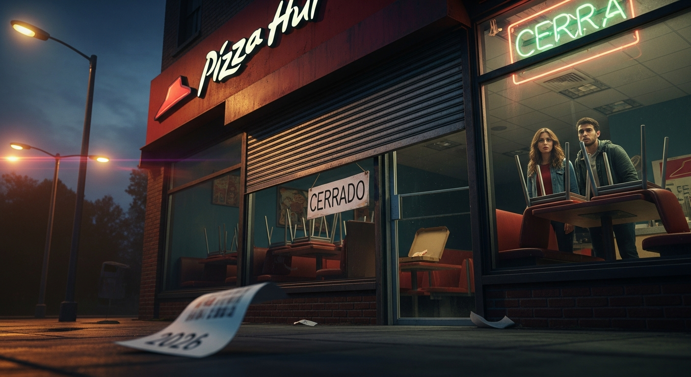 Por qué Pizza Hut cerrará cientos de sucursales en 2026 y qué significa para clientes