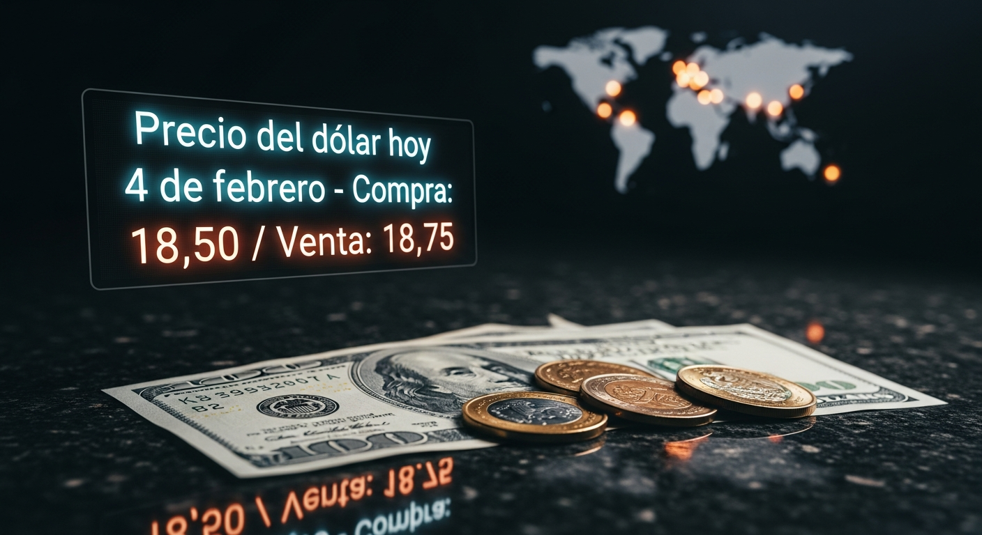 Precio del dólar hoy 4 de febrero: compra y venta en México y principales países