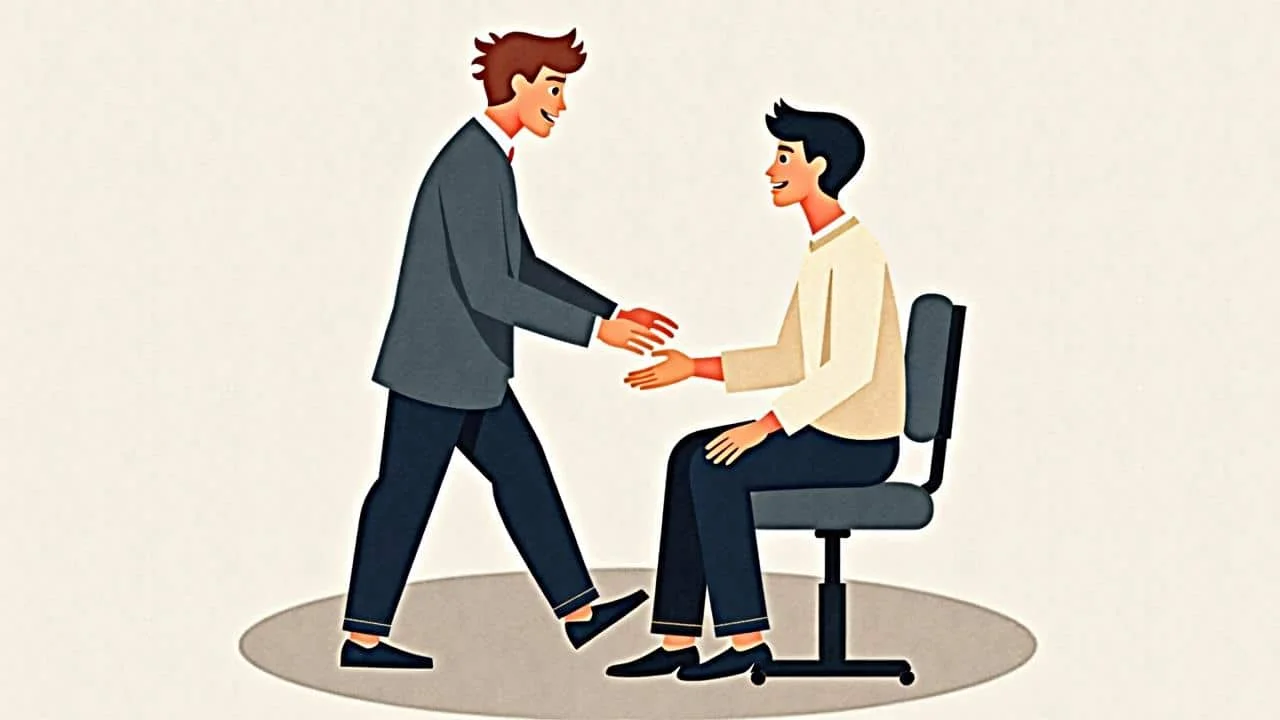 Psychology reveals what greeting without standing really says about you and your relationships