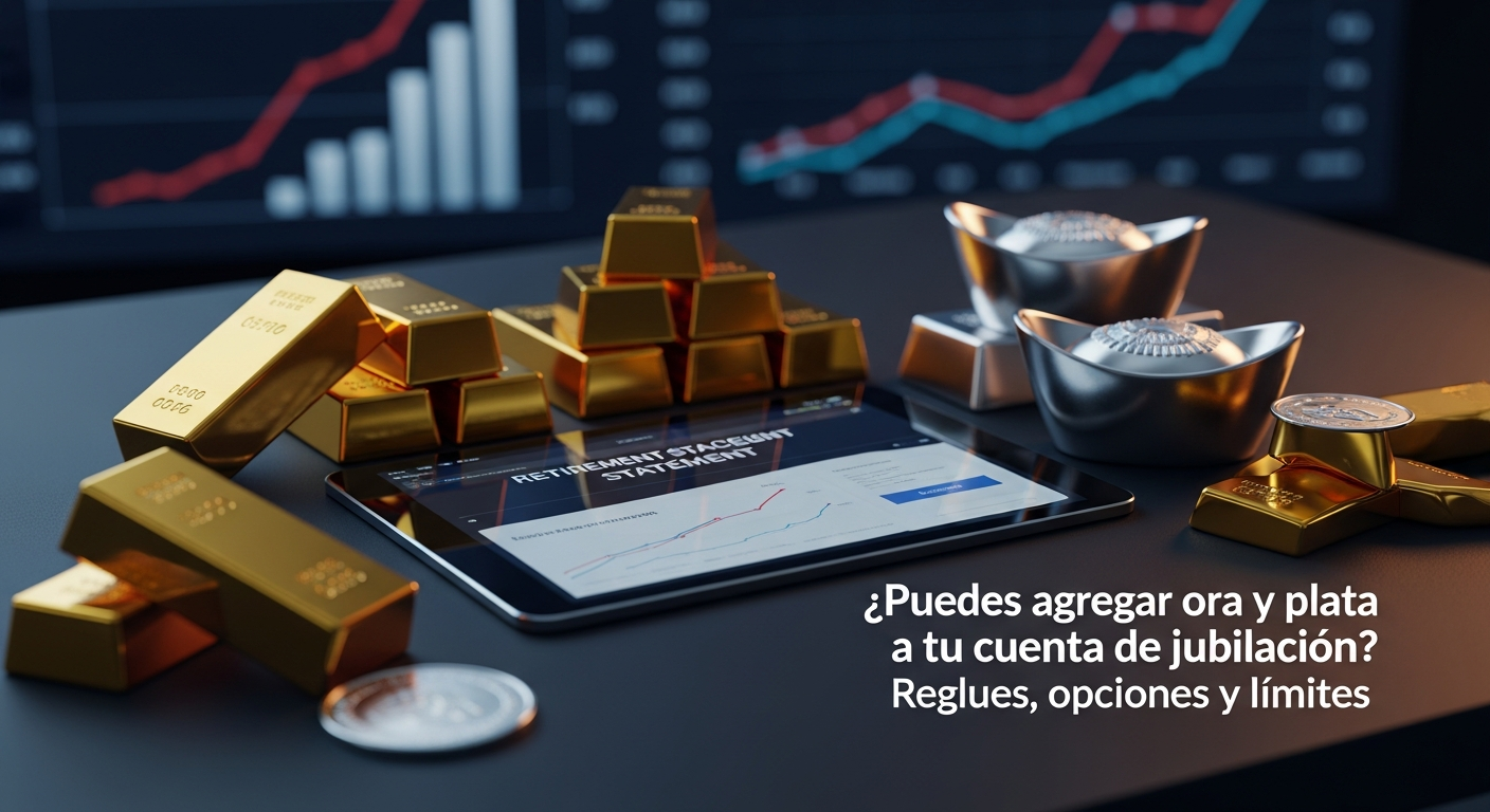 ¿Puedes agregar oro y plata a tu cuenta de jubilación? Reglas, opciones y límites