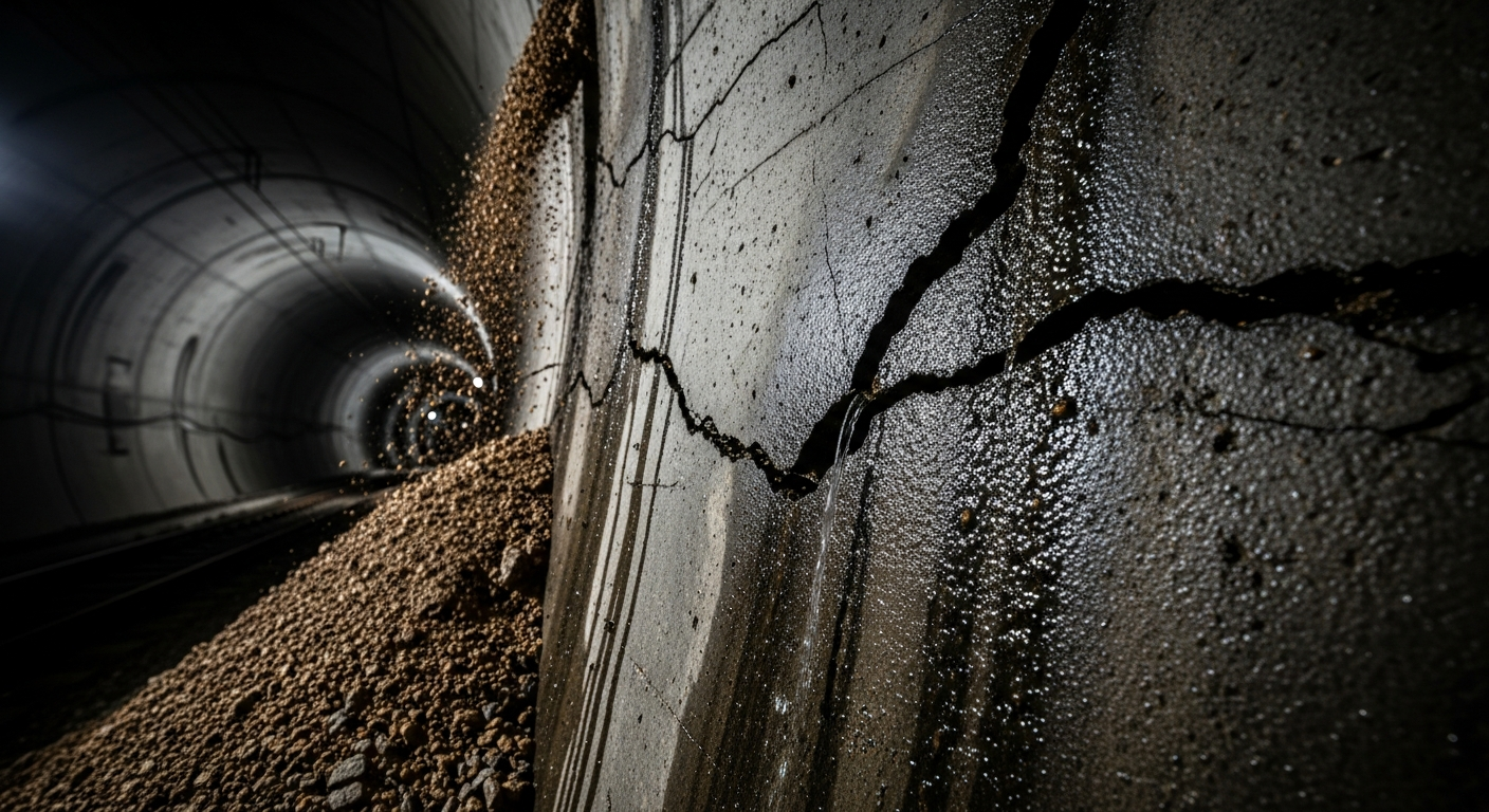 Qué han destapado las revisiones en Rodalies: filtraciones, taludes inestables y túneles agrietados