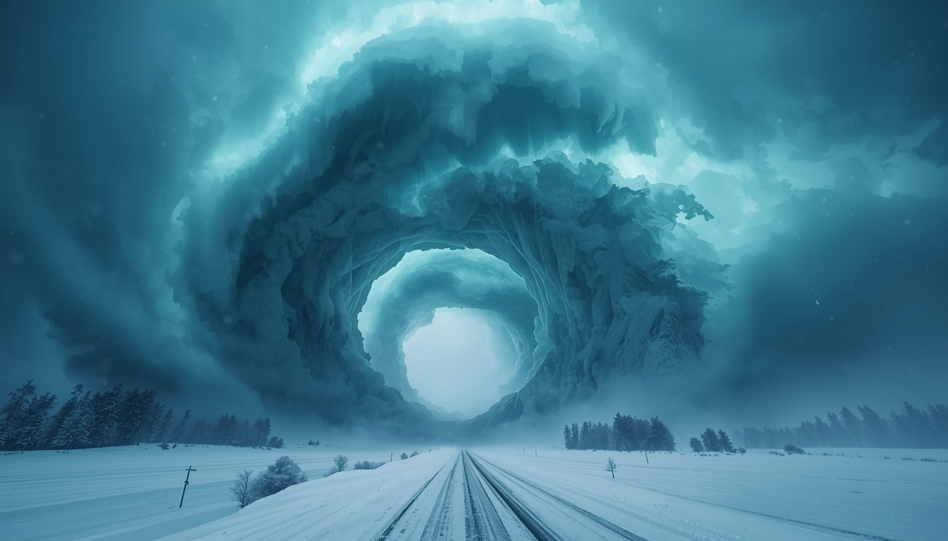 Rare polar vortex collision could trigger the most brutal historic winter in decades