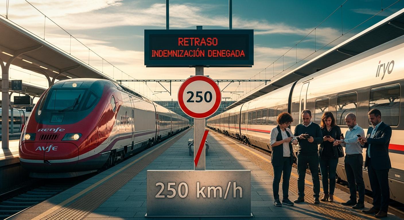 Renfe e Iryo rechazan pagar indemnizaciones por retrasos: qué hay detrás de las limitaciones de velocidad de Adif
