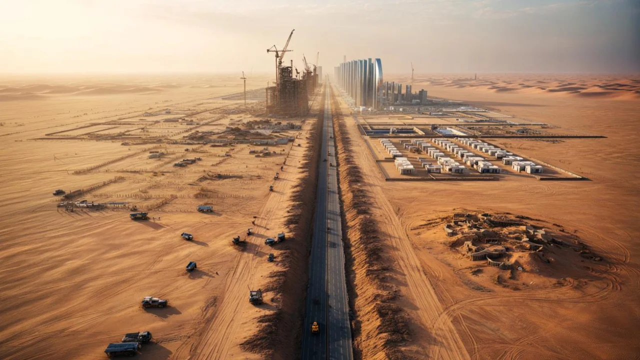 Satellite images reveal what’s really happening at Saudi’s $2 trillion NEOM megacity