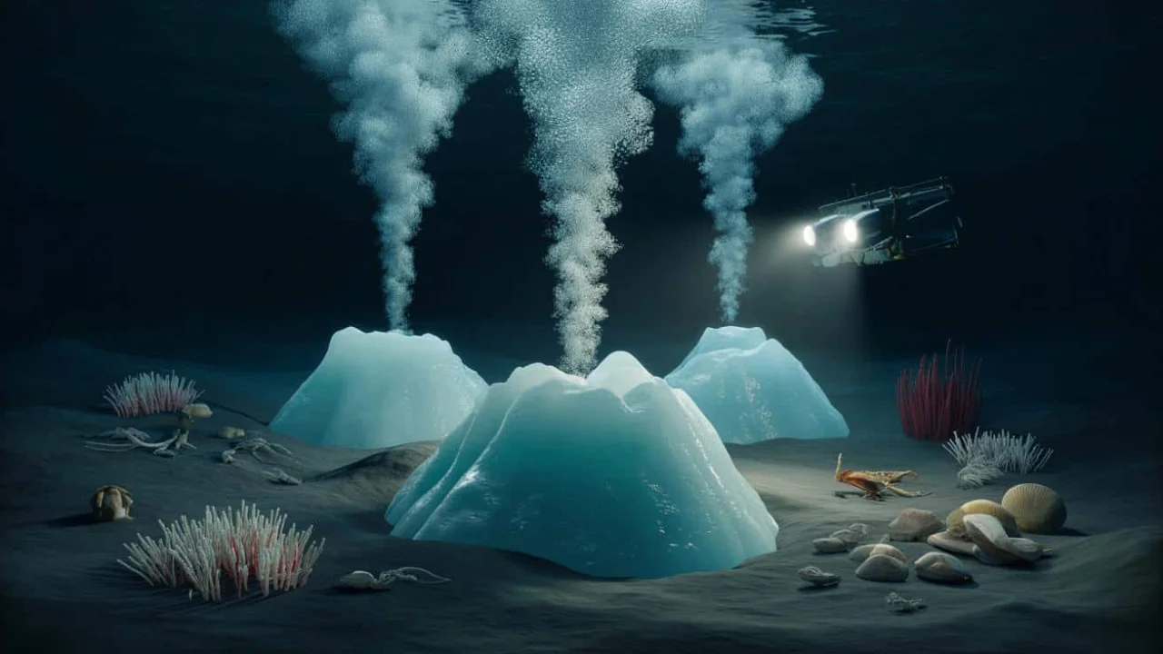 Scientists discover gas hydrate vent 3.6km deep that could reshape our understanding of ocean energy