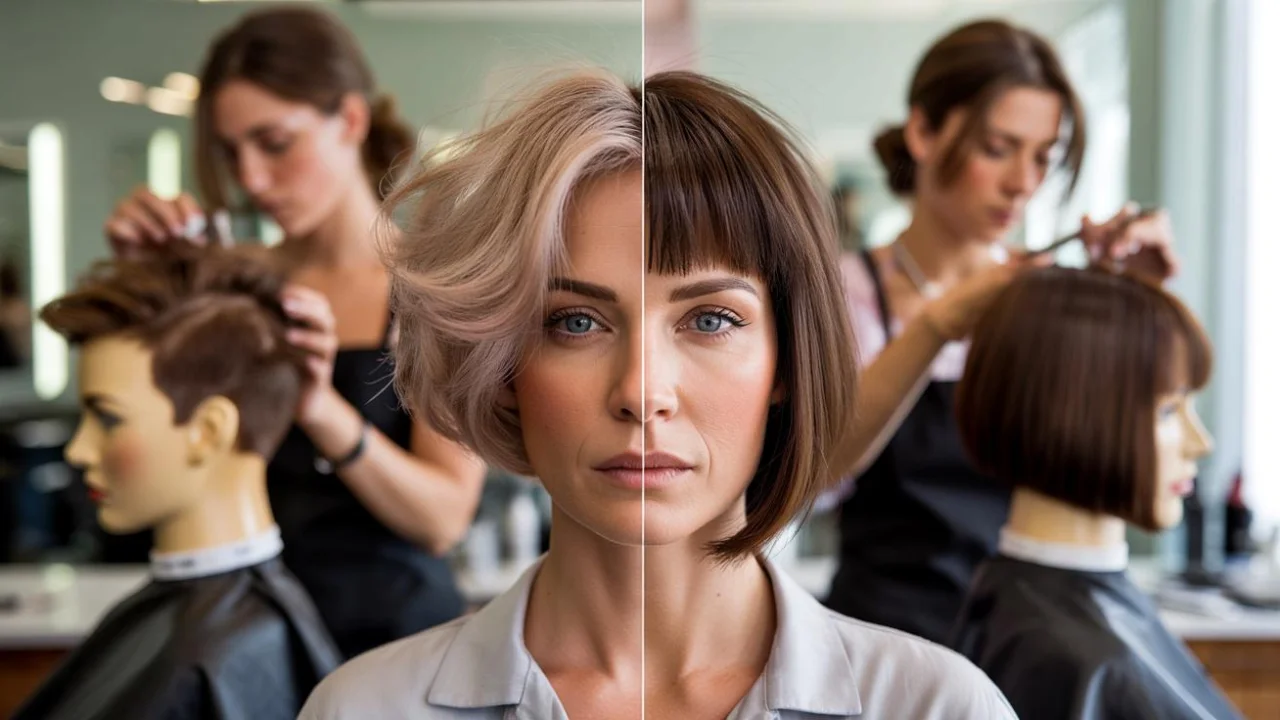 Short haircut for fine hair turns into heated debate between top stylists over which technique actually works