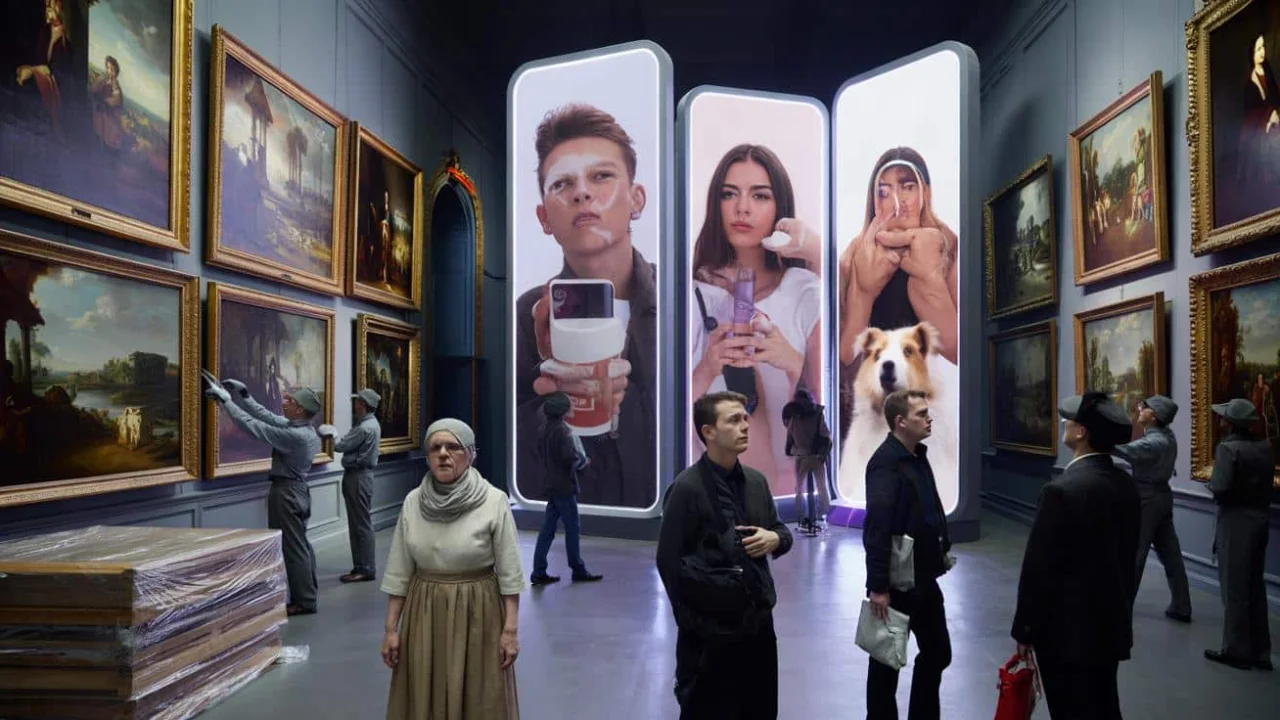 Students arrive at museum only to find their semester project painting replaced by influencer selfies