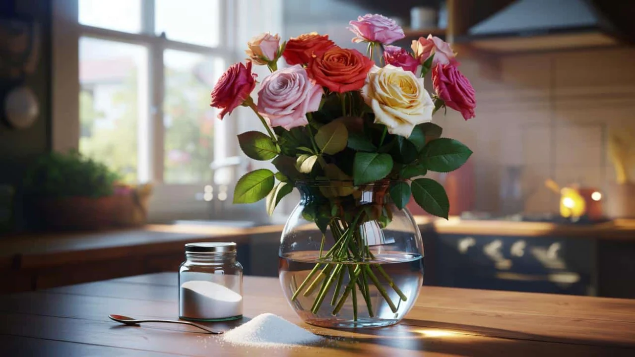 Sugar in vases secretly doubles flower lifespan – florists’ hidden trick finally explained