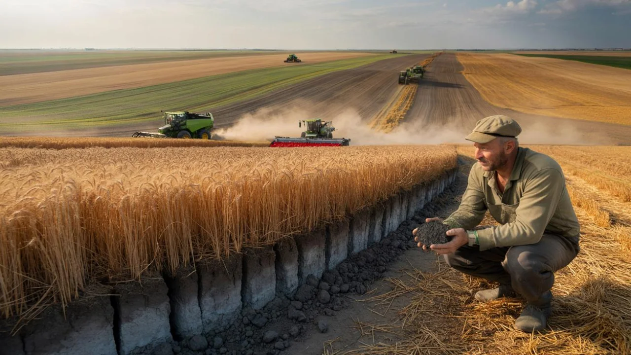 The black earth feeding half the world is quietly disappearing—and farmers are just now realizing it