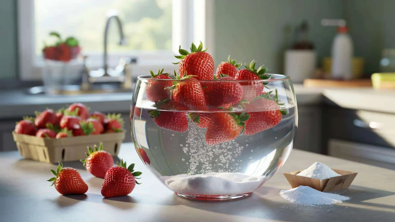 The method everyone’s using to wash strawberries is actually making pesticides stick worse