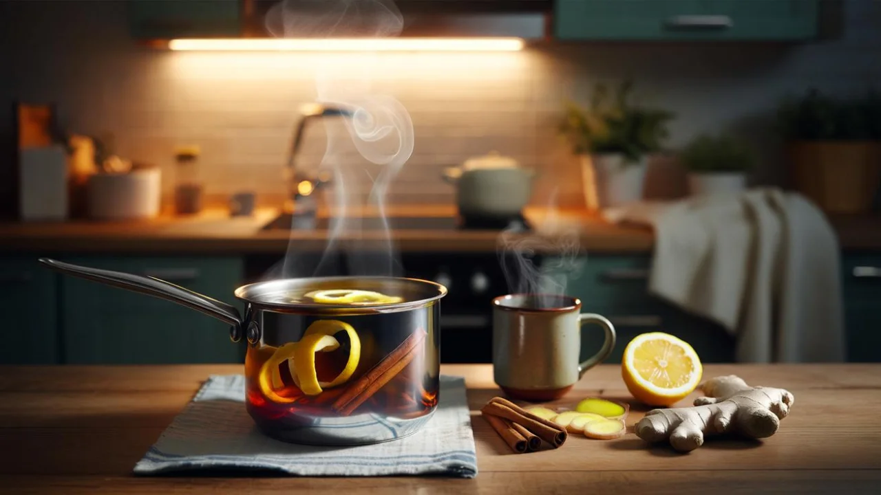 The moment she started boiling lemon peel cinnamon and ginger, something unexpected happened to her body