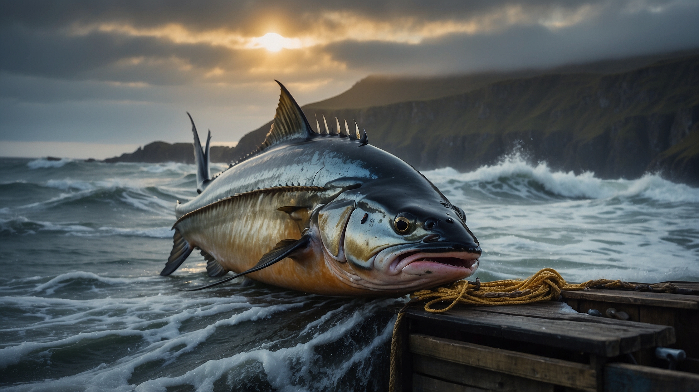 The surprising size and story behind a giant bluefin tuna catch off Scotland