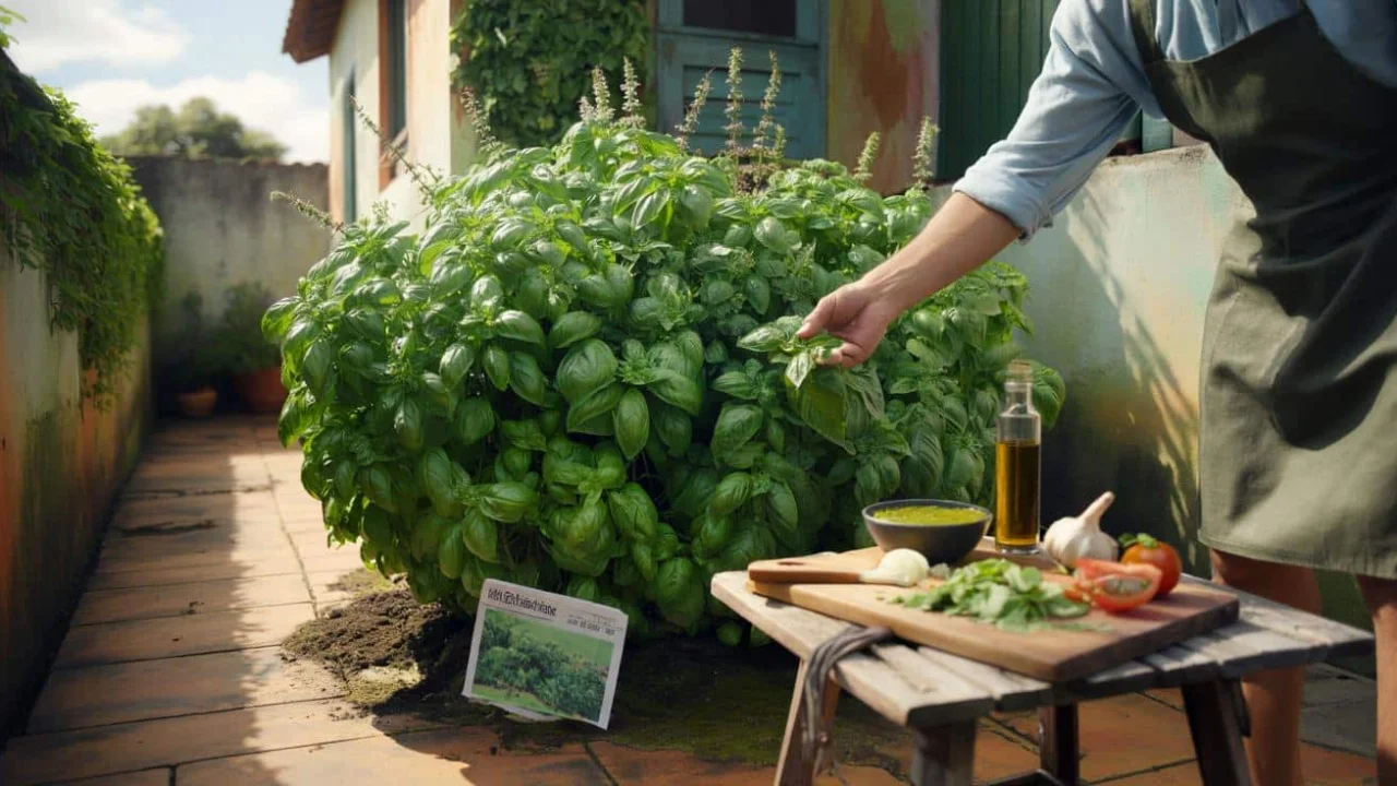 This $1 basil seedling completely transformed my backyard in ways I never expected
