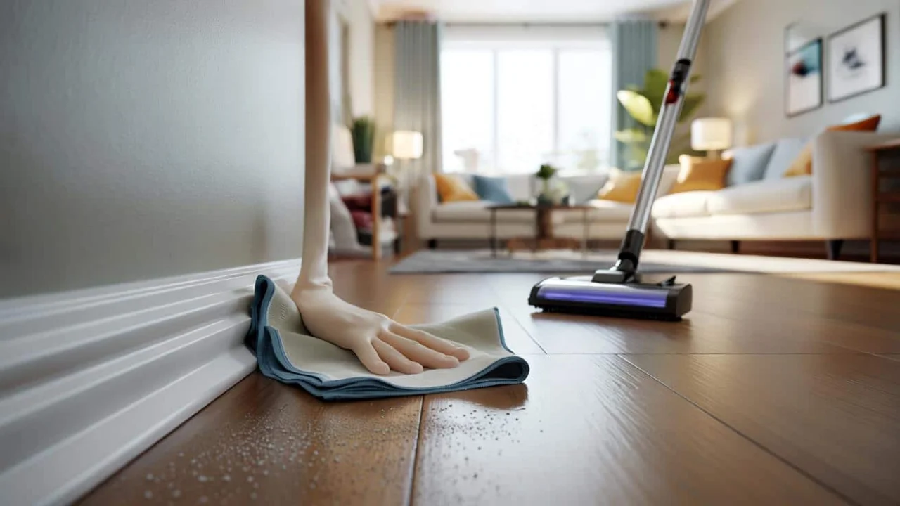 This baseboard cleaning trick cuts your entire house cleaning time by half