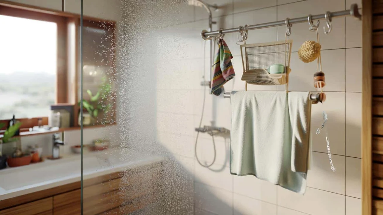 This bathroom moisture trick eliminates dampness in minutes—here’s what to hang by your shower