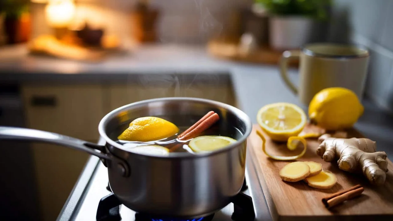 This Boiling Lemon Peel Ginger Trend Has Millions Hooked—But What’s Actually Happening in That Pot?