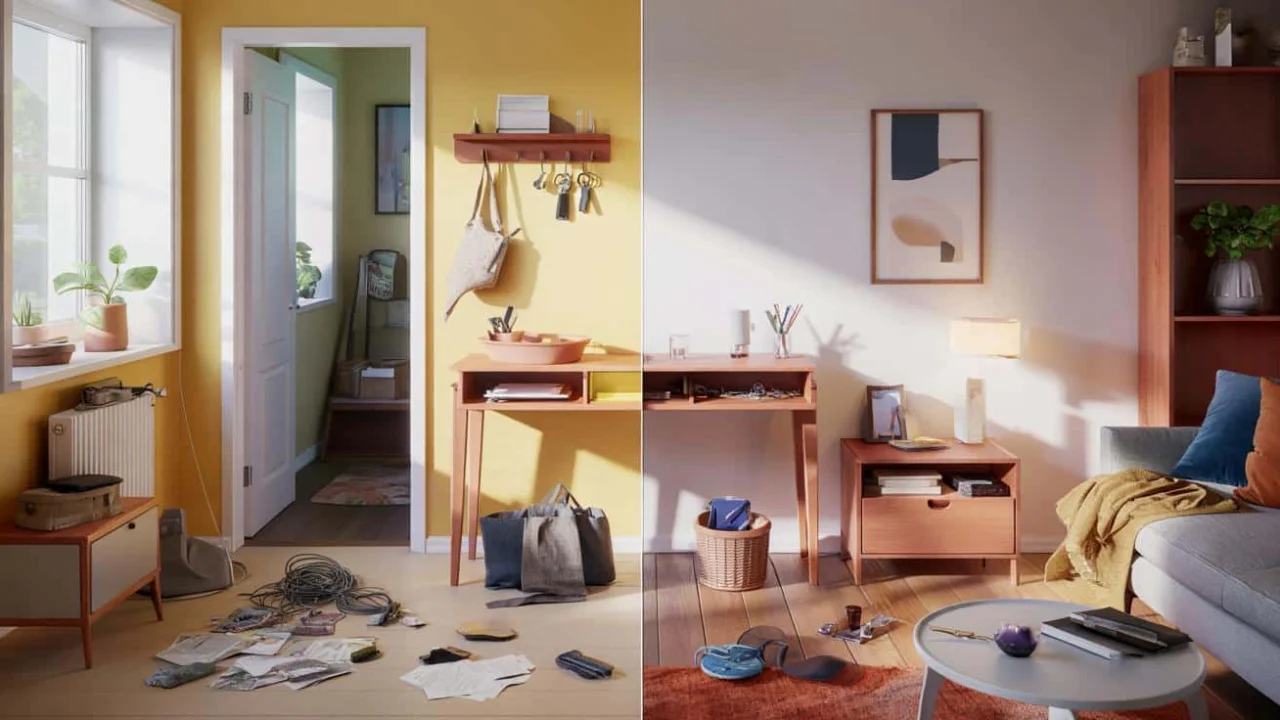This everyday reduce clutter trick works without throwing a single thing away