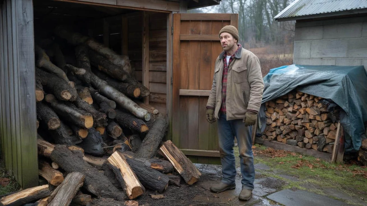 This firewood storage mistake ruins entire winter supplies – and most people are doing it wrong
