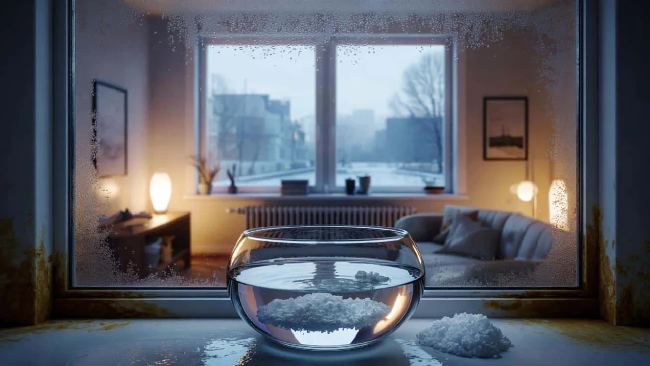 This grandma’s salty water bowl trick stops winter window condensation better than expensive dehumidifiers