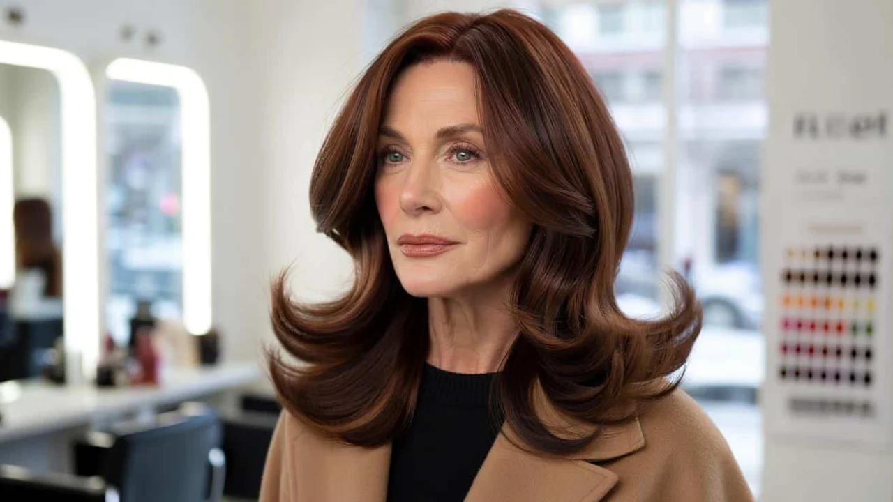 This hairstylist’s “Black Cherry” hair color trick is making women over 50 look 10 years younger