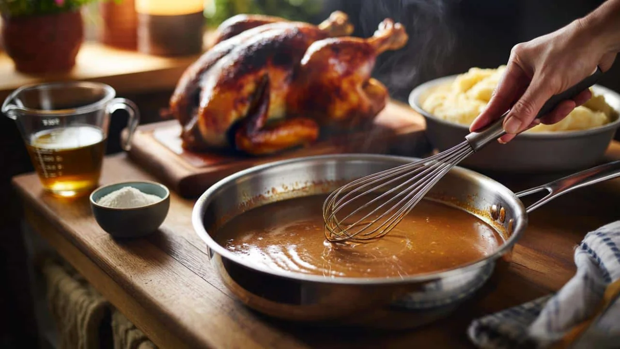 This messy roasting pan trick creates restaurant-quality homemade gravy in minutes