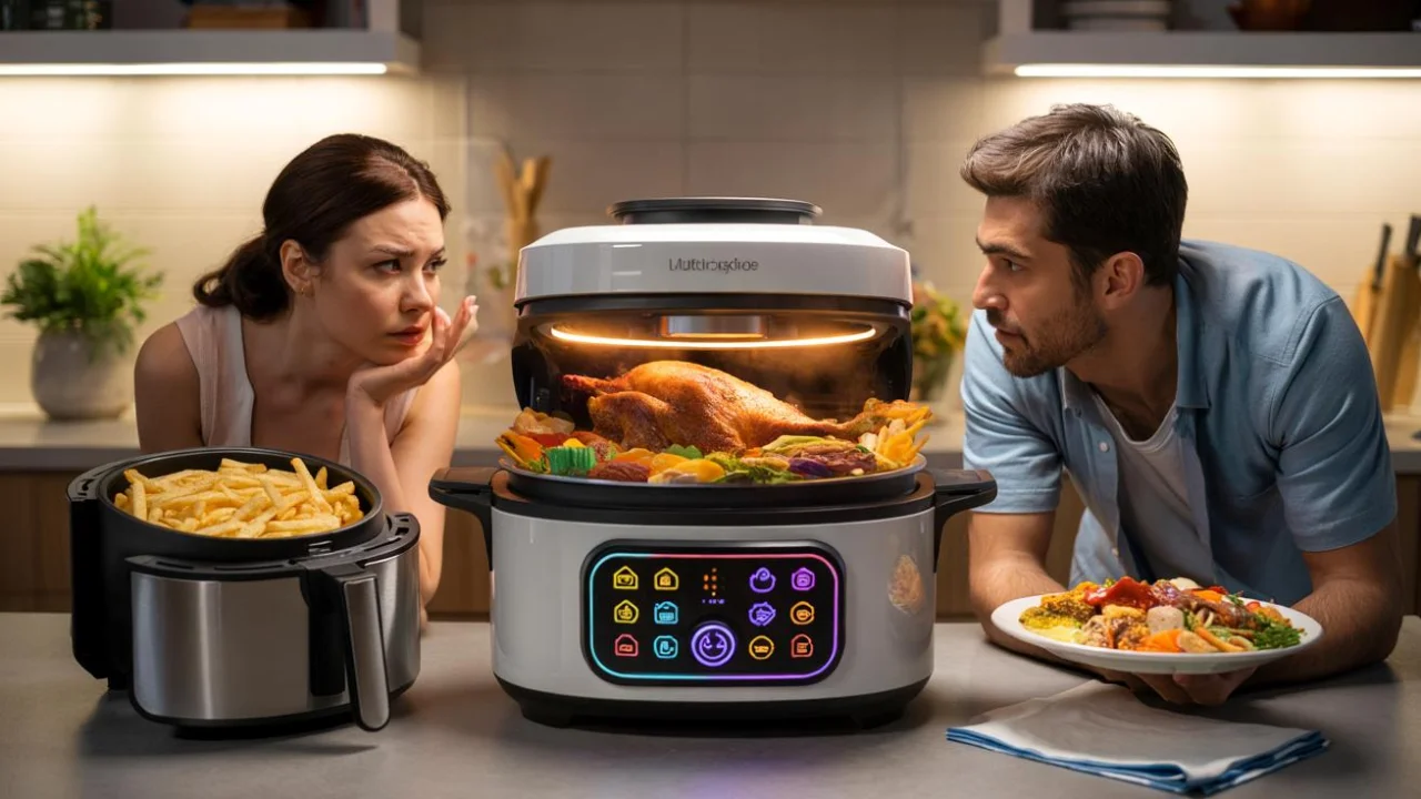 This multitasking cooker with 9 functions is making air fryer fans absolutely furious