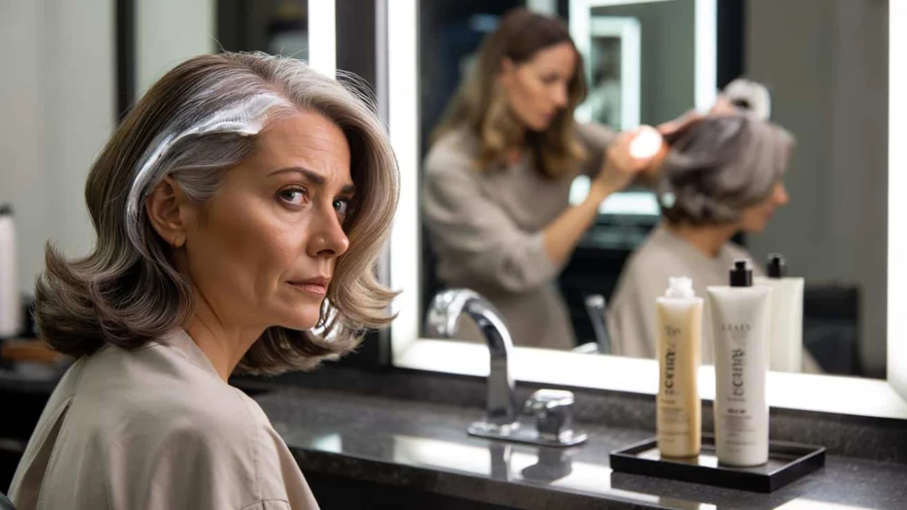 This “non-dye” gray hair coverage method has salons whispering about deception