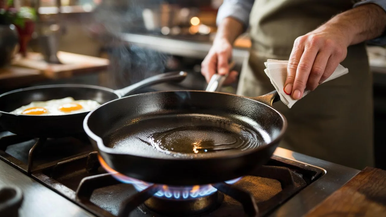 This overlooked cast iron seasoning method keeps pans perfect for decades