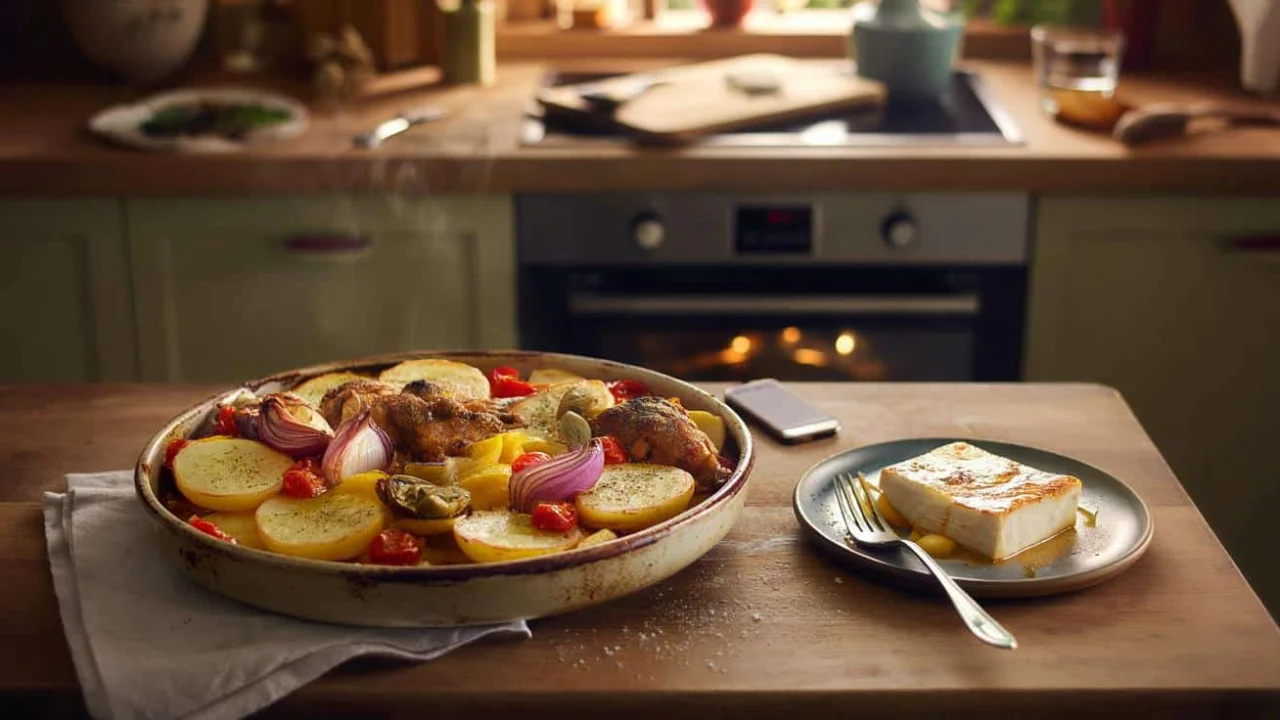 This simple baked meal forces me to slow down and actually taste my food